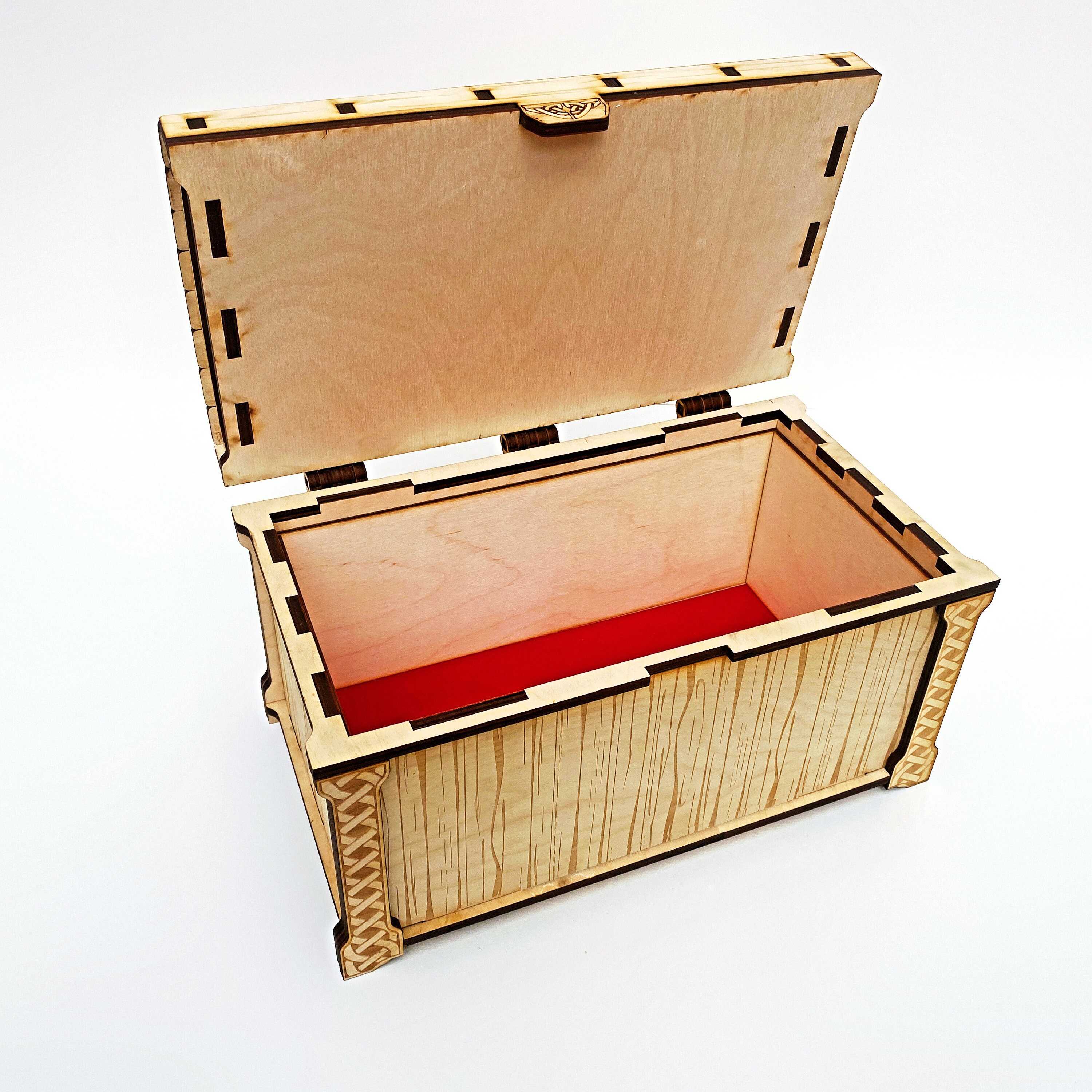 Viking Treasure Chest. Large Box Chest for Celtic Northman Etsy