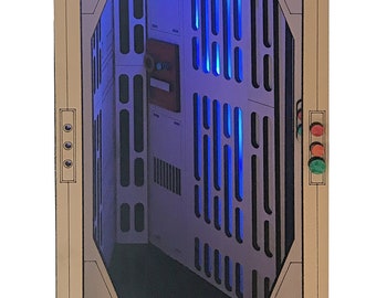 スター・ウォーズ ブックヌークまたはディスプレイスタンド - 工具不要のコンプリートキット、USBライト付き。6インチフィギュアに最適