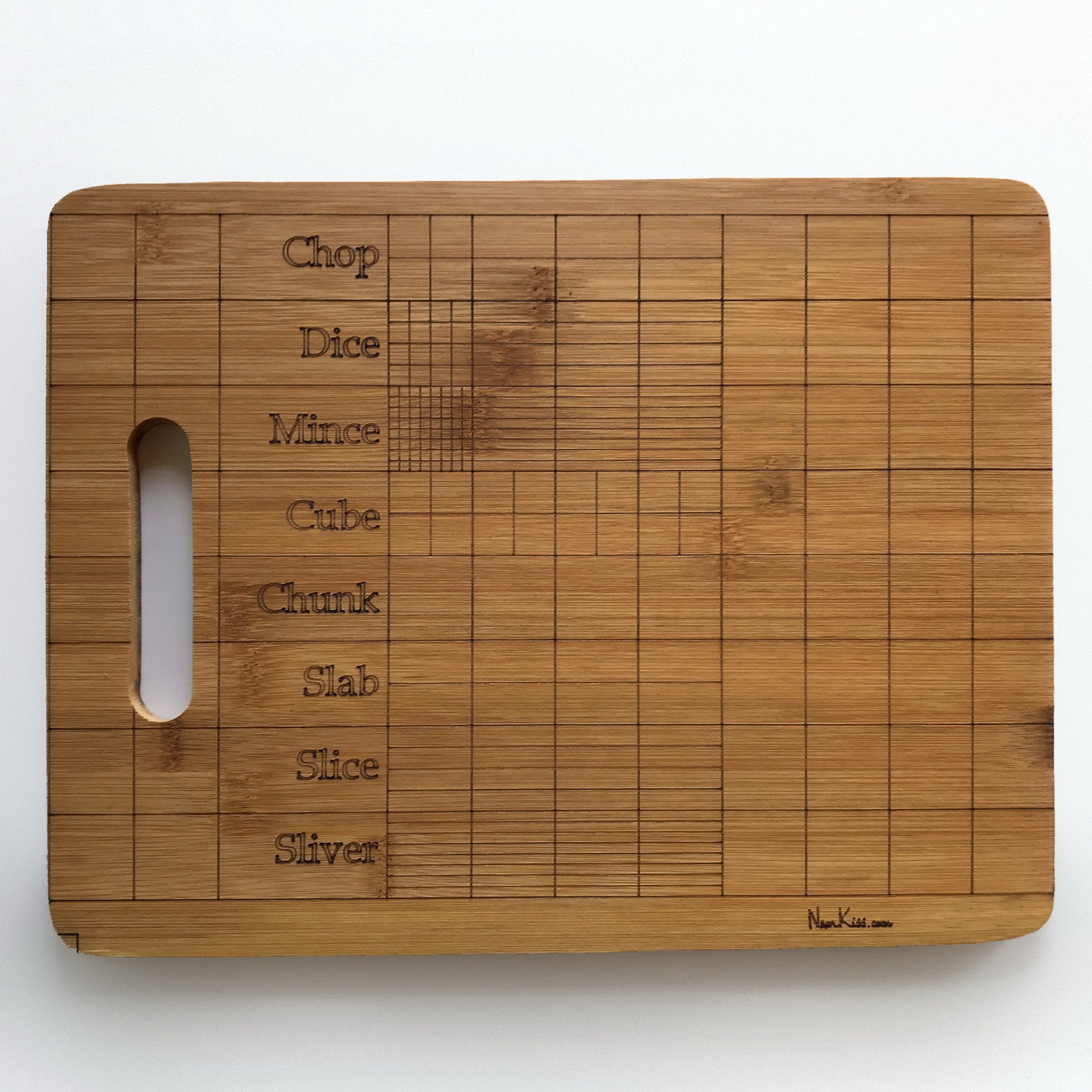 Tabla de corte pretamaño con tamaños