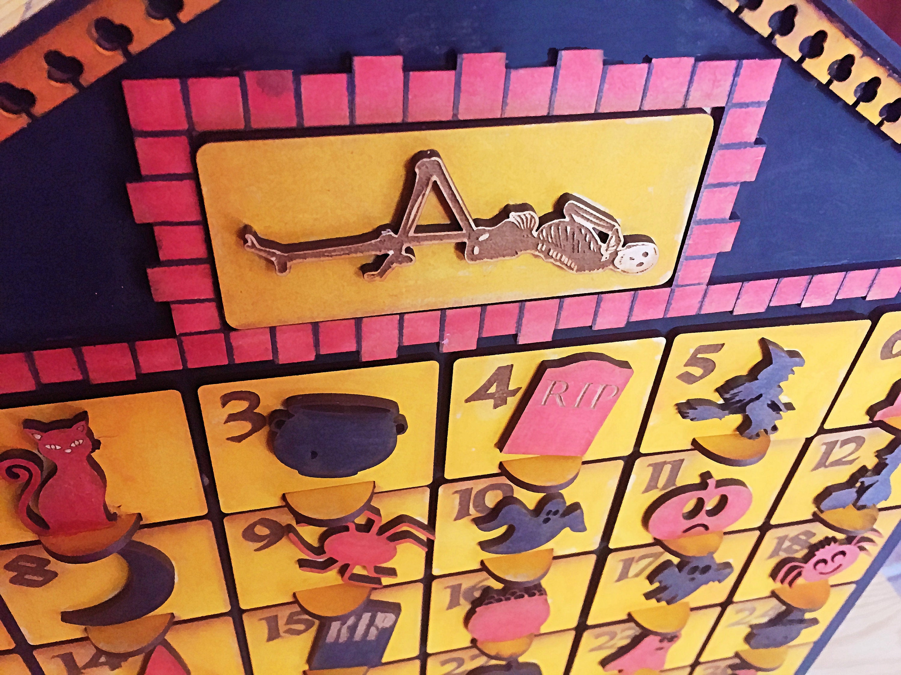 Halloween Advent Calendar 31 Day Countdown to Spooky Time Etsy