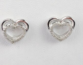 Big Diamond Studs Etsy