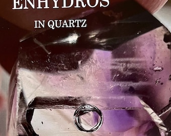 Electronic format BOOKLET ENHYDRO PDF - A must have for Enhydro Quartz lovers - Rare bubbles, Fakes, Value etc...