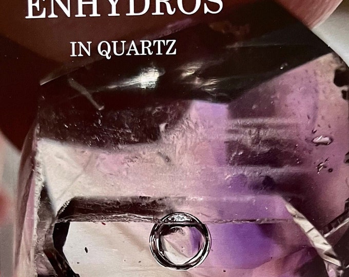 Electronic format BOOKLET ENHYDRO PDF - A must have for Enhydro Quartz lovers - Rare bubbles, Fakes, Value etc...