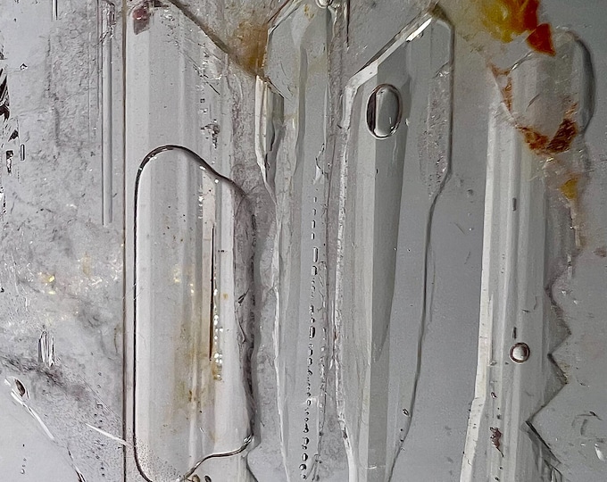 Enhydro 3 moving bubbles - large quartz rock crystal display piece -  ID A0712