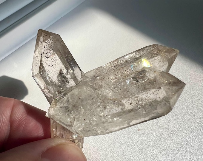 Fine quartz rock crystal specimen - Superb unpolished specimen from Brazil IDA 0640