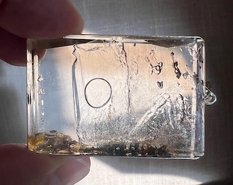 ON HOLD Enhydro - Smoky quartz rock crystal with 3 moving bubbles and superb internal formations - ID A0597