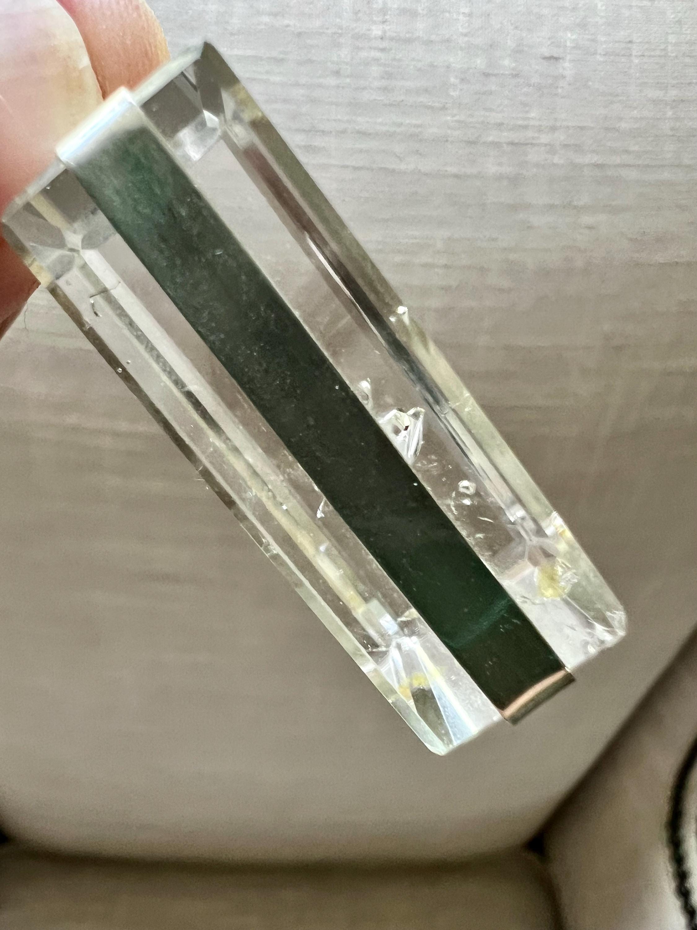 Top Quality Inclusion Silver Pendant - Quartz Rock Crystal