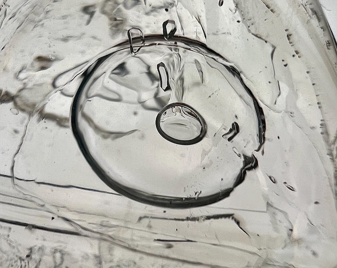 Superb Enhydro pendant with large moving bubble - quartz rock crystal with overlapping bubble inclusions - ID A0509