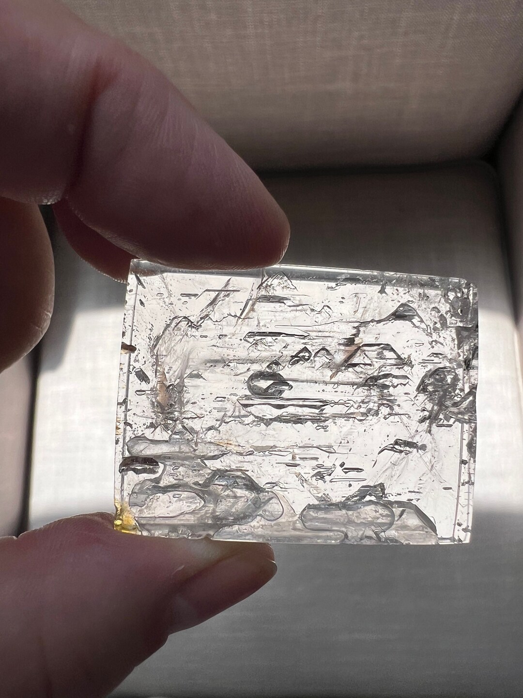 Enhydrous Unmounted Enhydro Crystal With Moving Bubble - Superb Internal Crystal ...