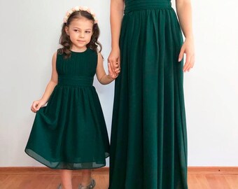 emerald green dress for toddlers