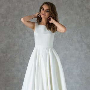 Ivory Wedding Dress Beaded Wedding Dress White Long Flowy - Etsy