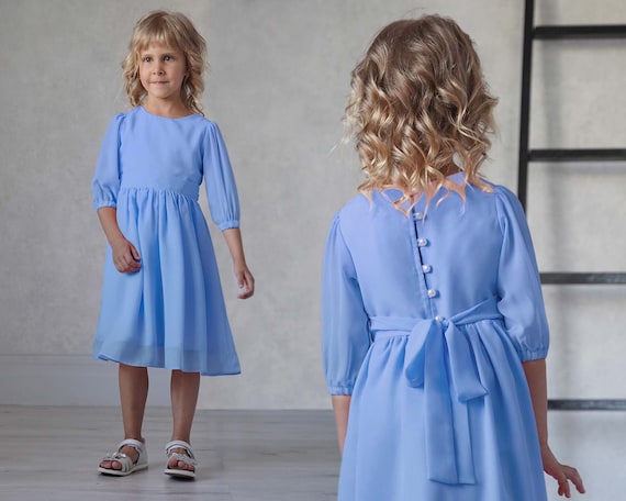 Girls dress simple hotsell