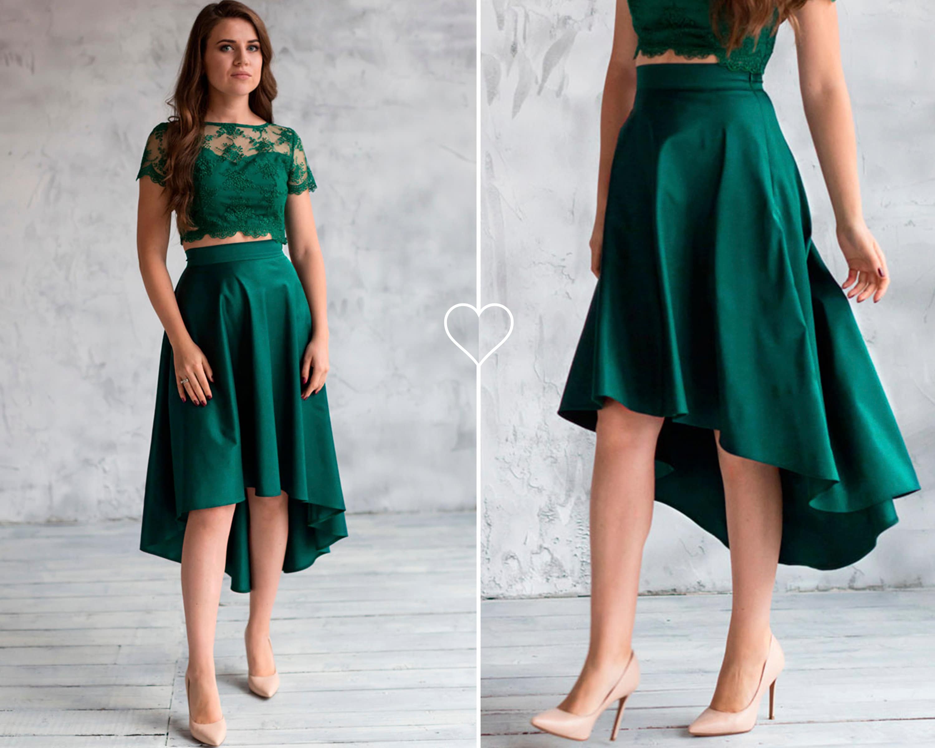 Emerald skirt clearance