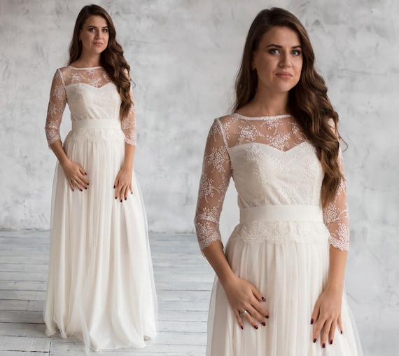 ivory bohemian dress