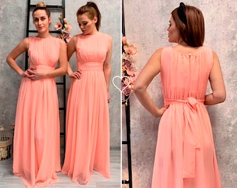 dress peach