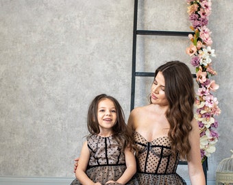princess polly baby blue dress Mom and daughter outfits you’ll never get tired of wearing ✨, Plain black  fabric @kriaafabrics , Stitching @vivre_by_keerthana , mom and daughter  outfits, mommy and me dresses, matching mom daughter main image 1