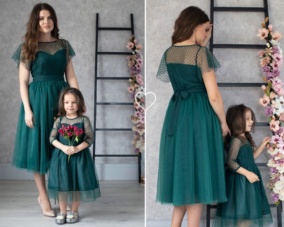 Mother and daughter party wear dresses online sale