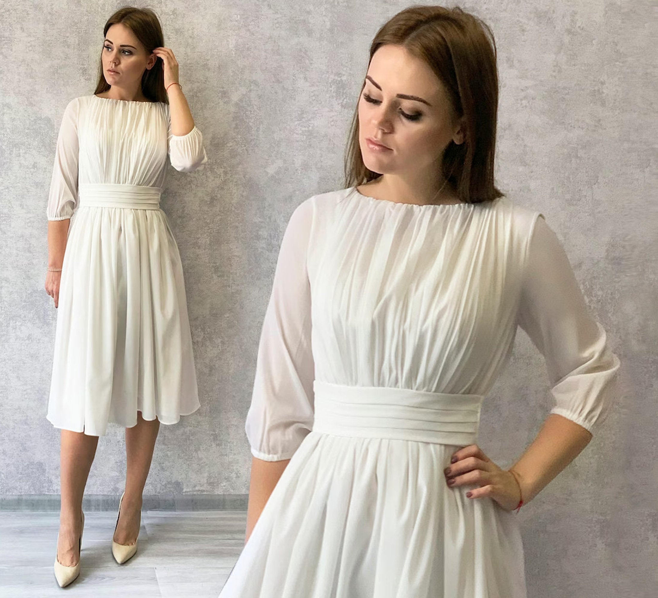 Ladies White Grecian Dress - Etsy Ladies White Grecian Dress - Etsy