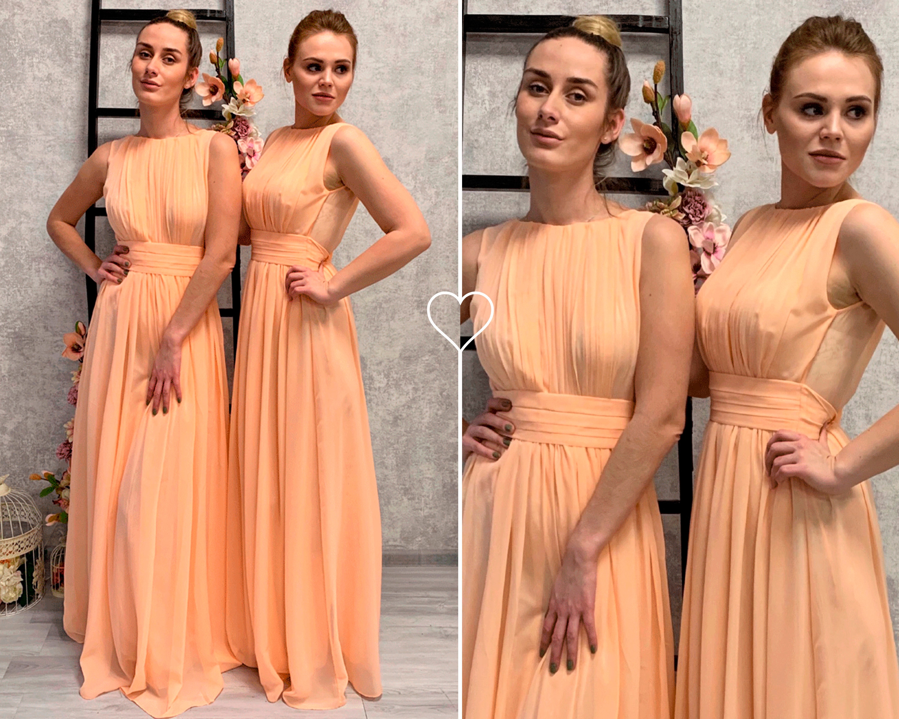 Apricot Maxi Dress 