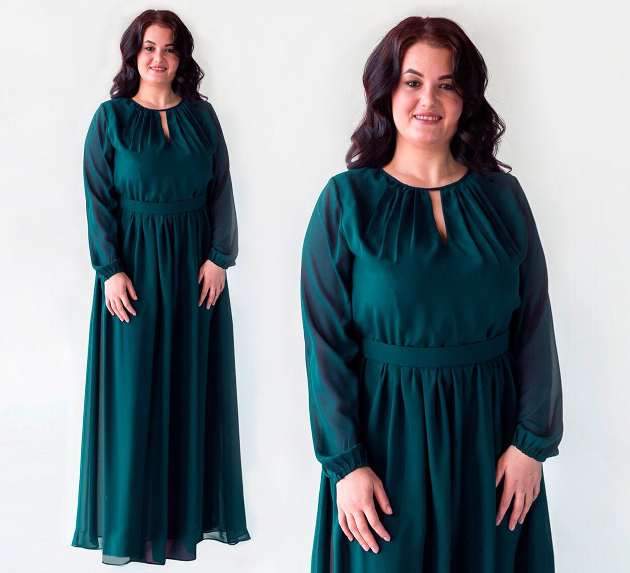 hunter green dress amazon Dark Romance Lace Tiered Maxi Dress (Hunter Green) – Southern Alternative main image 1