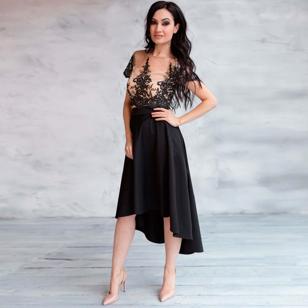 スカート TheLatest Black cotton midi skirt TheLatest Black cotton midi skirt | TheDoubleF