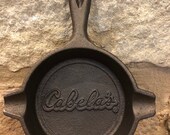Lodge Cabelas Ashtray Advertising Cast Iron