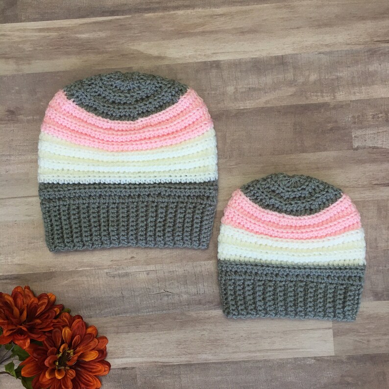 mom and baby hats