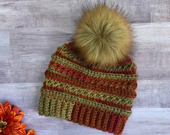 Fall Beanies - Beanie for Kids, Beanie for Babies, Women's Winter Hat, Beanie for Women, Toddler Winter Hat, Toddler Beanie, Pom Pom Hat