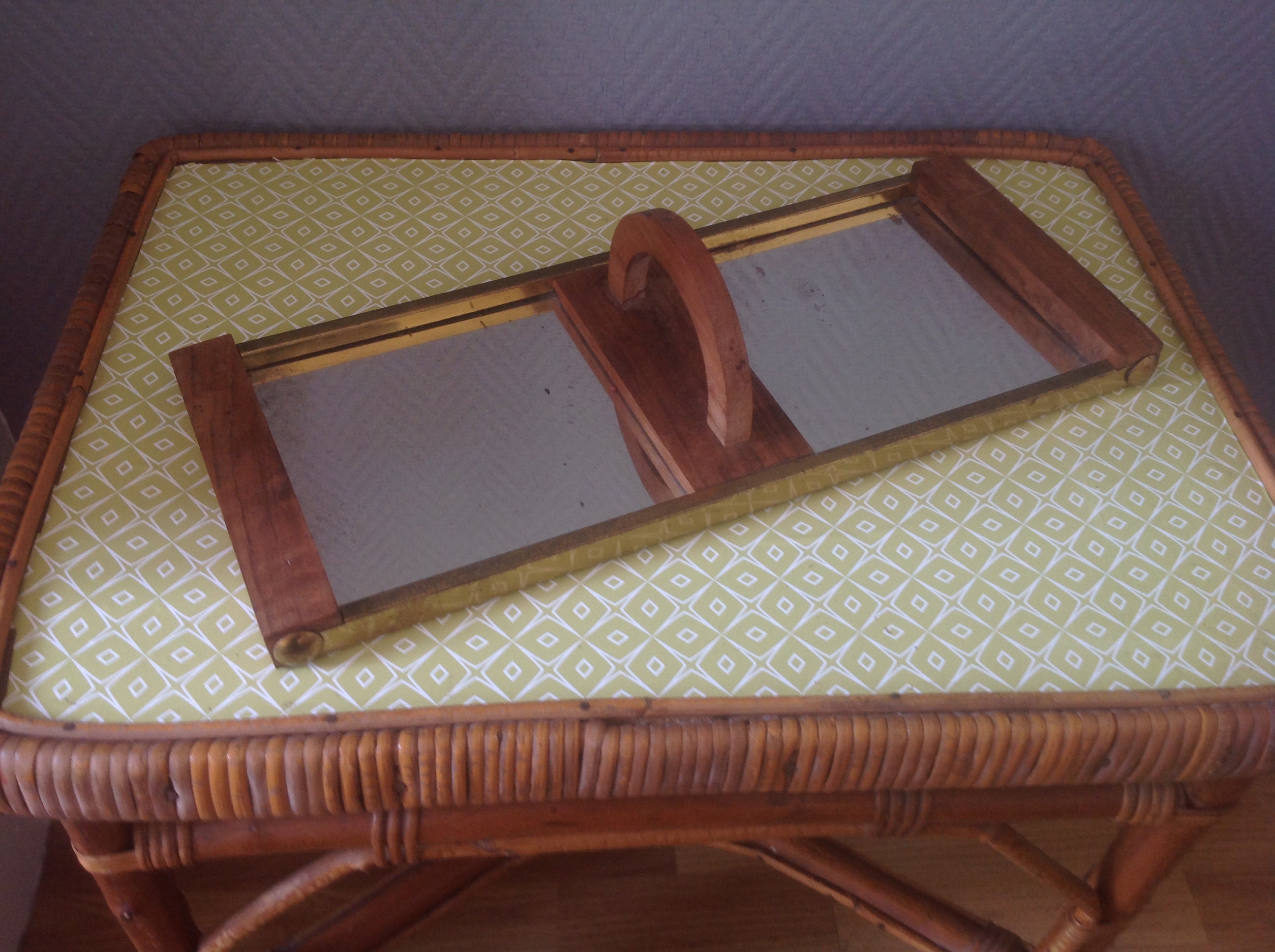 Joli Plateau-Miroir Années 30