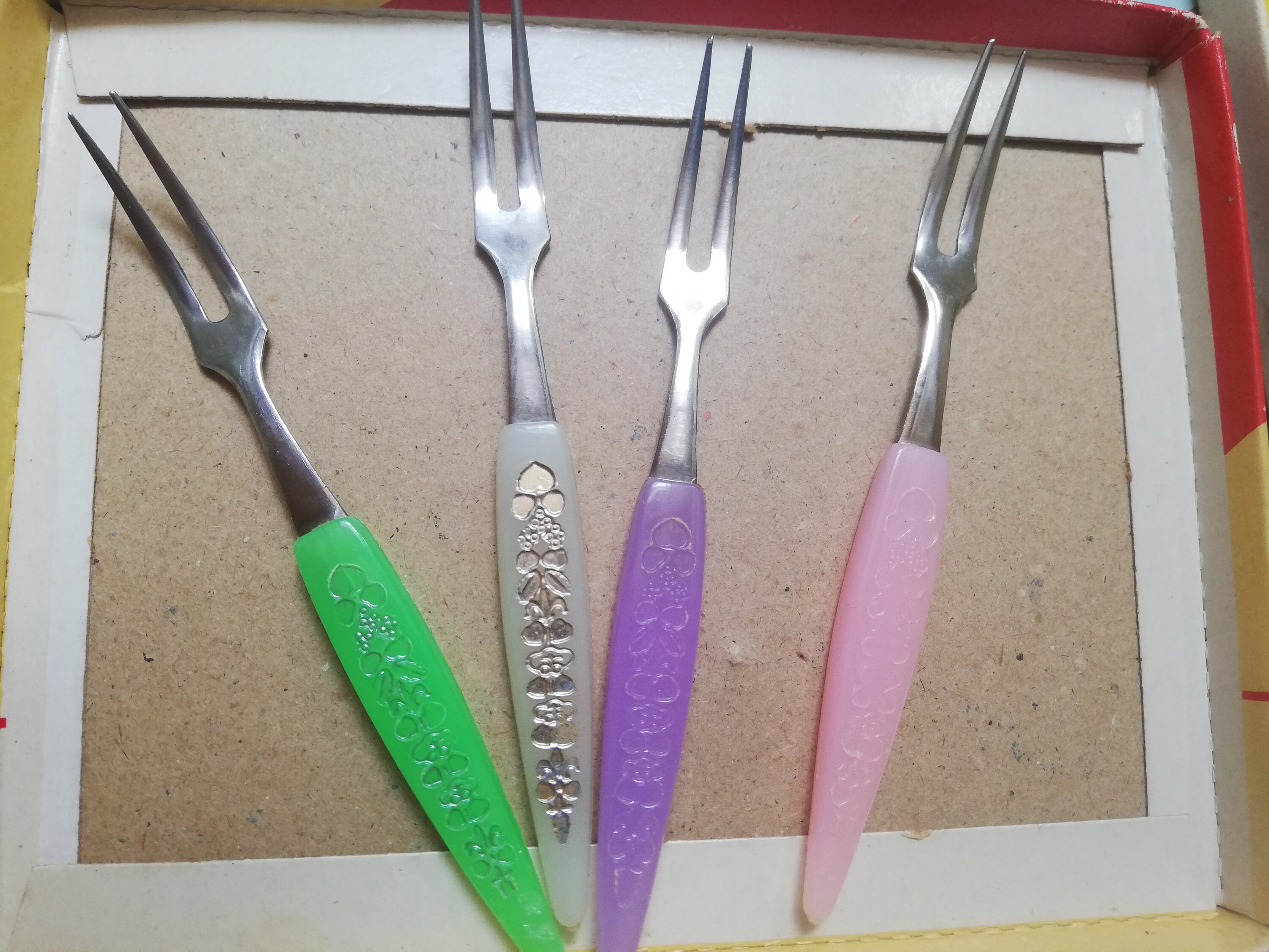 9 snail forks in their original box Etsy