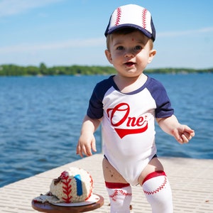 First birthday hot sale baseball outfit