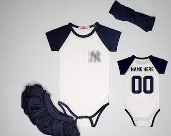 personalized yankee jersey for baby