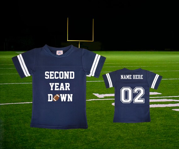 Maillot de football personnalisé pour le deuxième anniversaire