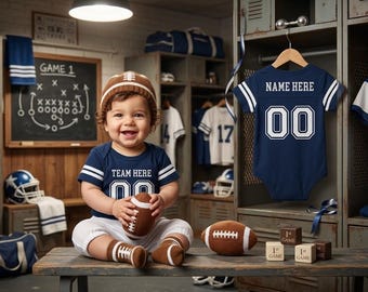 Conjunto de Body e Camiseta Infantil Personalizado com Estampa de Time de Futebol | Escolha Qualquer Time | 9 Cores