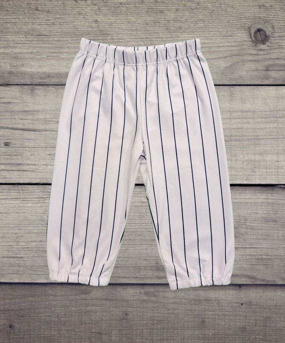 Navy Blue Pinstripe Baseball Pants Half Way to First -  Sweden