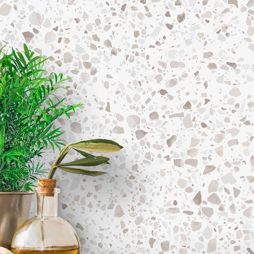 Terrazzo Flooring Removable Wallpaper Peel and Stick - Etsy