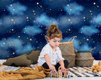Starry Sky Wallpaper Etsy