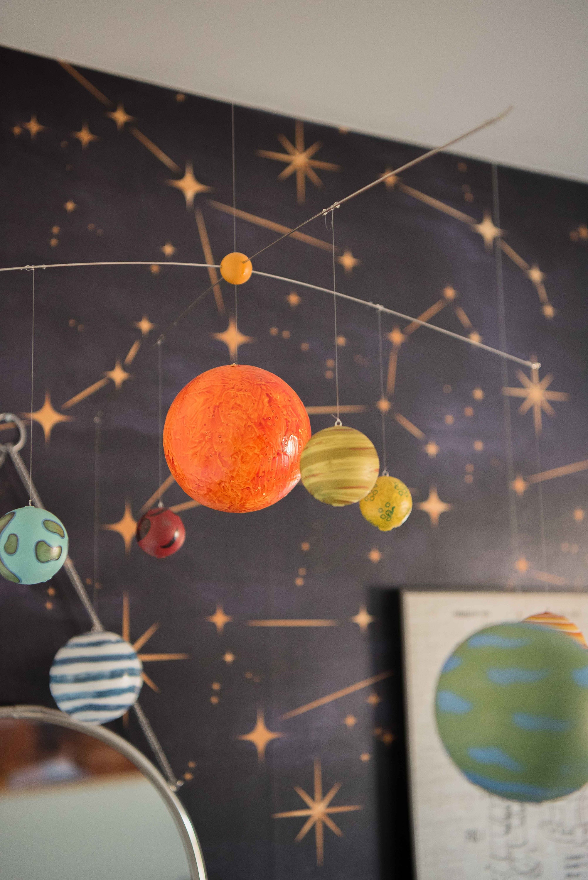 Constellation Wall Mural Starry Night Removable Peel & Stick Etsy