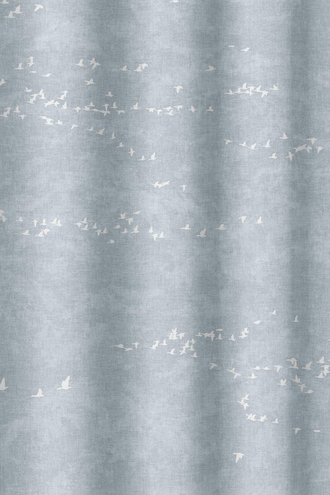 Martin Flock Pattern Flock of Birds Pattern Fabric by the Yard - Pattern Fabric for Home ...