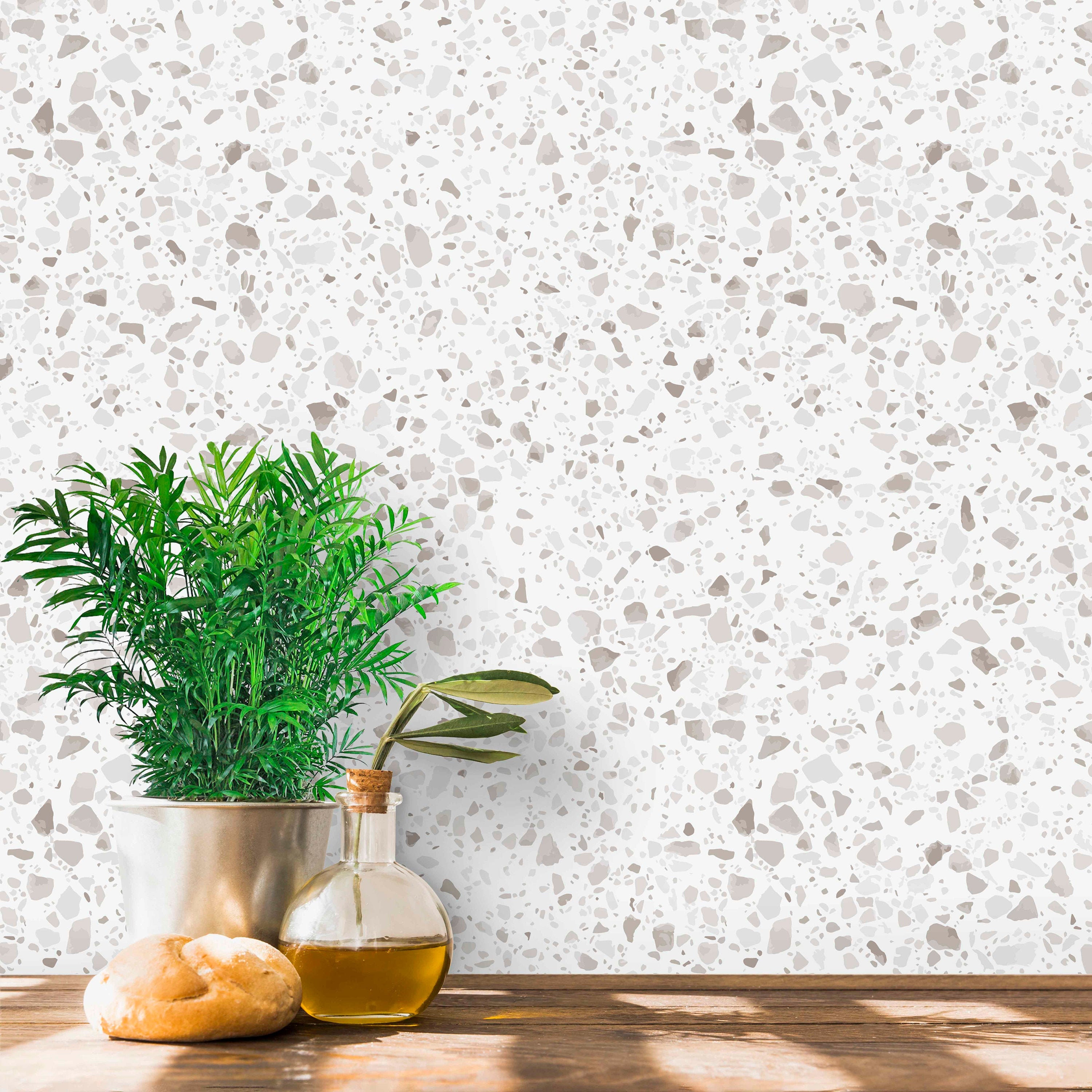 Home & Living The Terrazzo Pattern Removable Self Adhesive Wallpaper