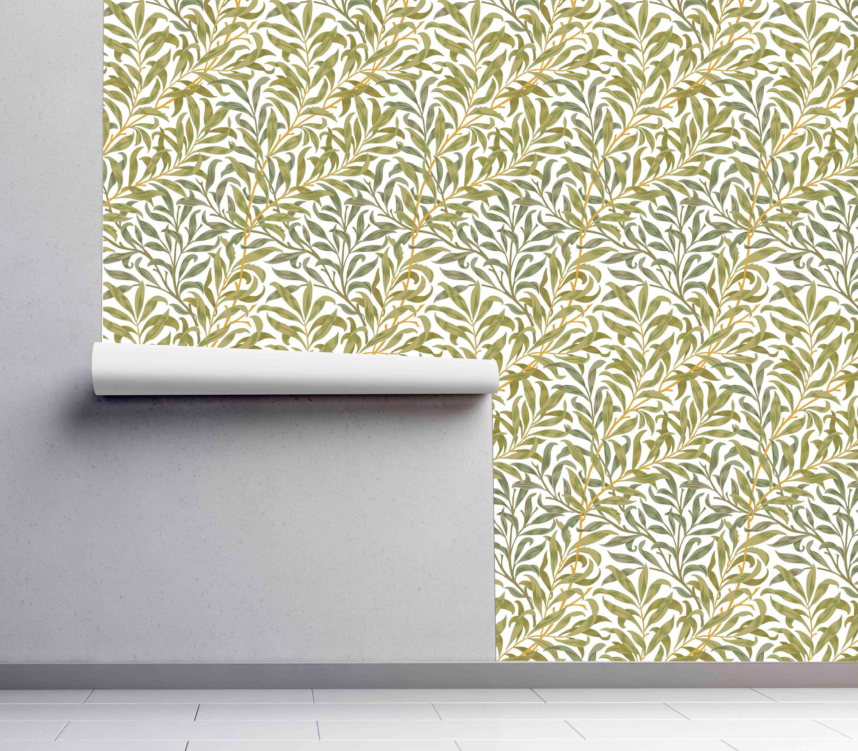 Peel & Stick Wallpaper - William Morris Willow Bough Pattern