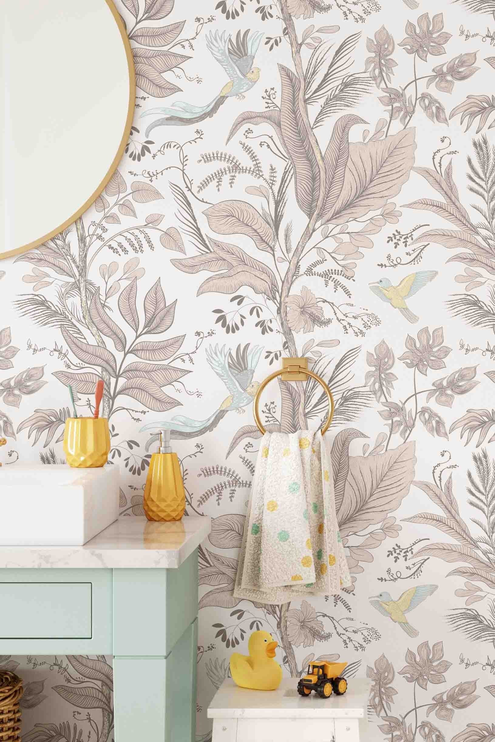 ハチドリの壁紙パターン