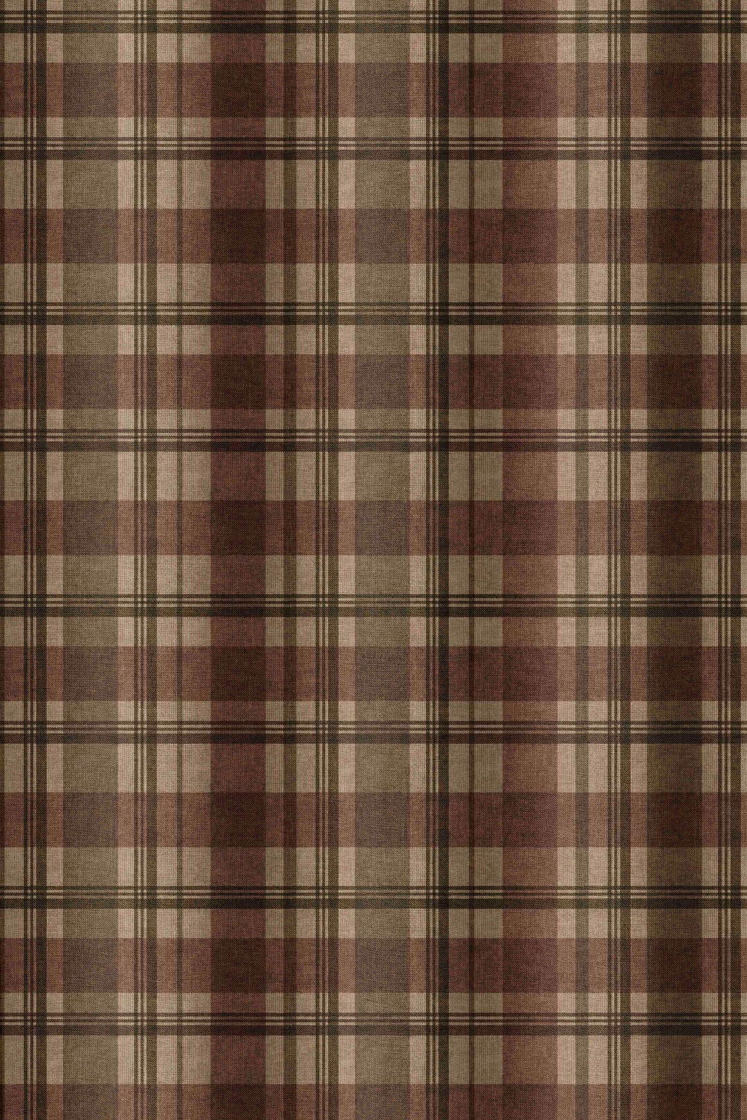 Rustic Plaid Pattern Fabric by the Yard - Pattern Fabric for Home ...
