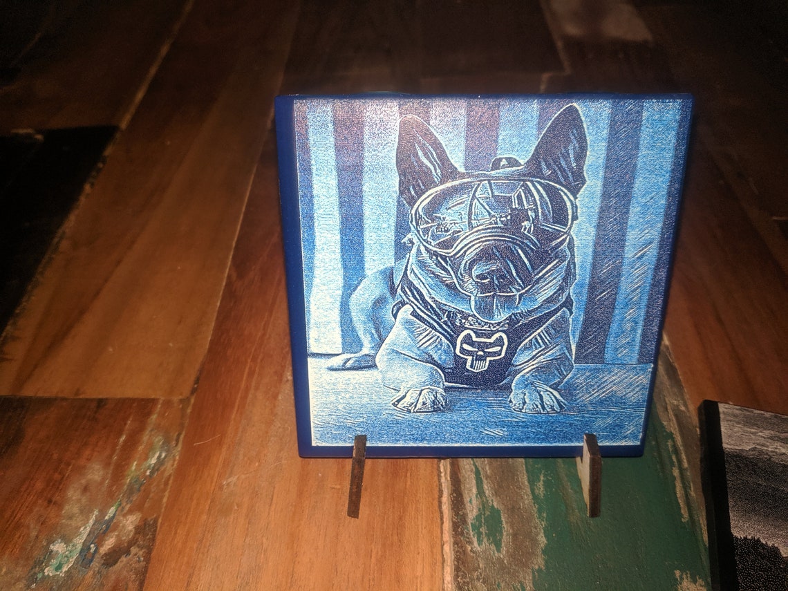 Laser Engraved Ceramic Tile Etsy