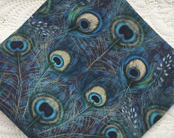 Liberty London Tana Lawn Luxe pochet - Peacock Manor - Love Liberty Cornwall Gift - bruiloftaccessoire