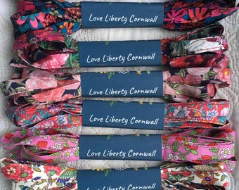 Liberty London Tana Lawn Shoelaces - dress your Dr Martens, Converse, sports shoes & boots with these fabulous handmade bootlaces!