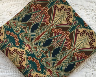 Liberty London Pocket Square in Ianthe Gold Tana Lawn - Love Liberty Cornwall - Groom Best Man Wedding Accessory