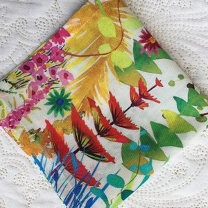 Liberty London Tana Lawn Luxury Handkerchief Tresco Love Liberty Cornwall Gift image 3