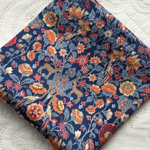 Liberty London Silk Pocket Square in Palmeira - Love Liberty Cornwall - Wedding Accessory