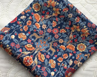 Liberty London Silk Pocket Square in Palmeira - Love Liberty Cornwall - Wedding Accessory